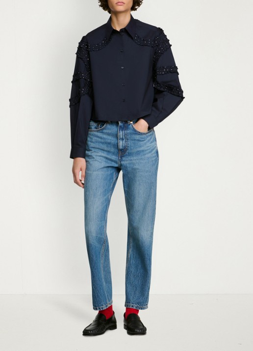 Sandro Blouse met strass