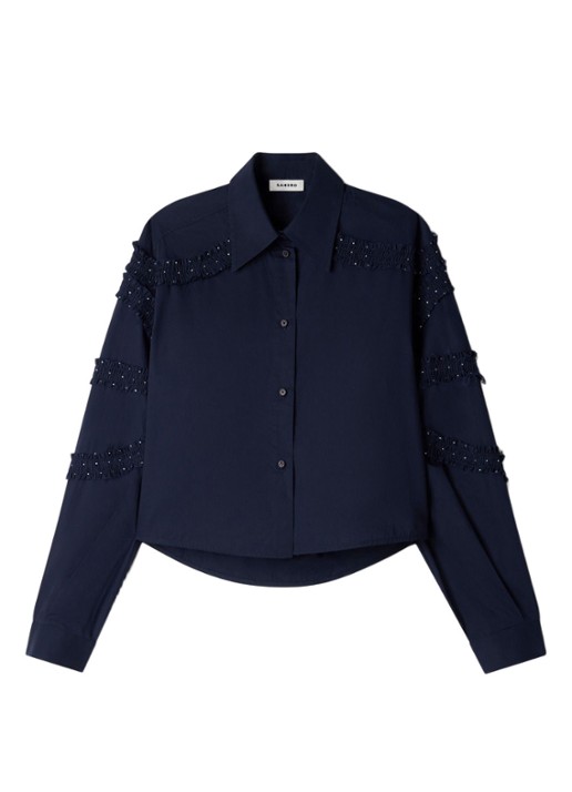 Sandro Blouse met strass