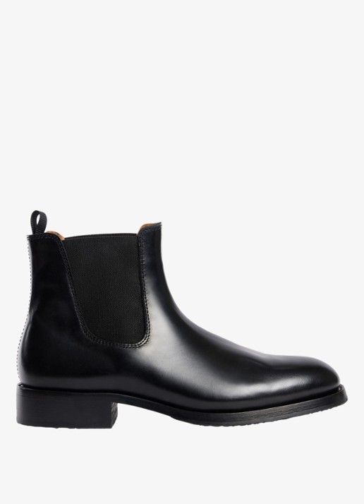 Sandro Chelsea boot van leer
