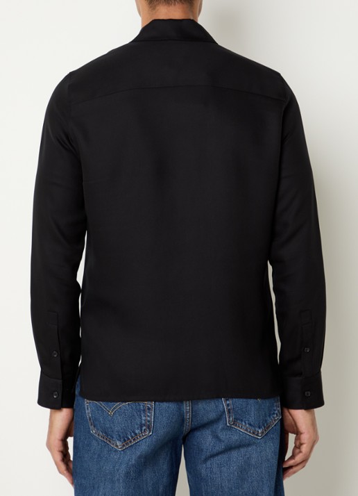 Sandro Chemise jack met kraag - achterkant 3 zwart