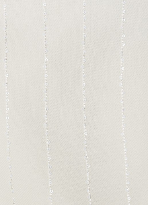 Sandro Crop top met pailletten - detail 5 creme