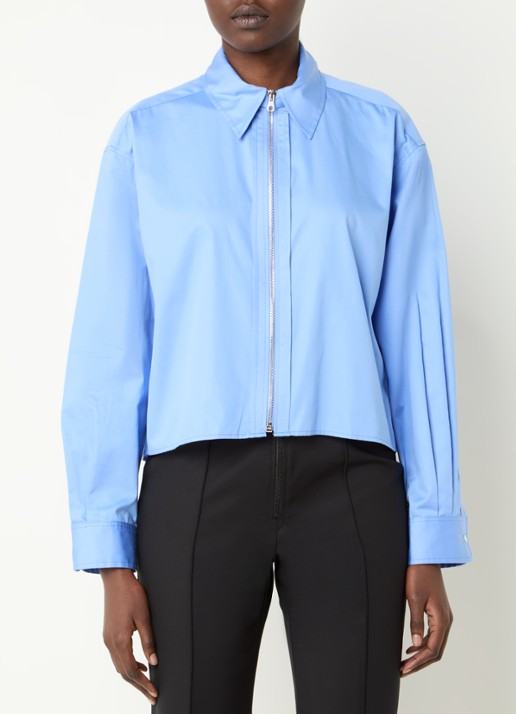 Sandro Cropped blouse met rits