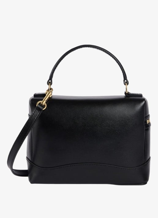 Sandro Crossbody van leer - achterkant 5 zwart