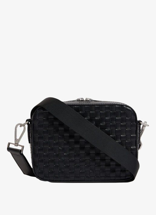 Sandro Crossbodytas van leer