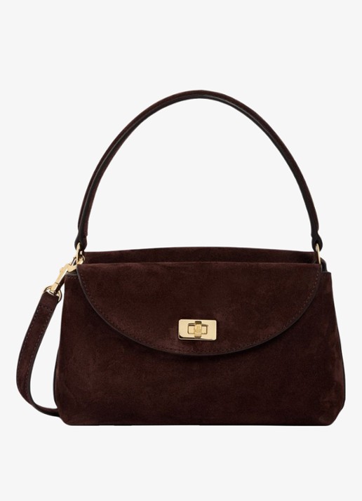 Sandro crossbodytas van suède