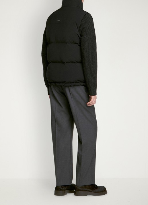 Sandro Gewatteerde bodywarmer met steekzakken - achterkant 6 zwart