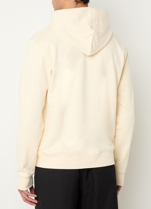 Sandro Hoodie met logo - achterkant creme
