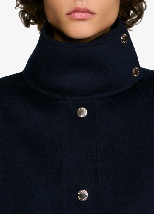 Sandro Jack met klepzakken - detail 6 blauw