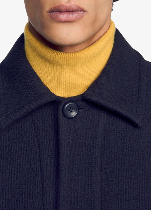 Sandro Jack met steekzakken - detail 6 donkerblauw