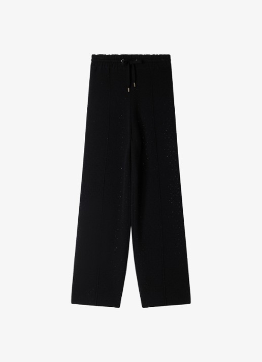 Sandro Joggingbroek met strass - voorkant 5 zwart