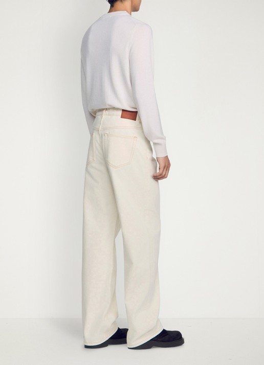 Sandro Loose fit jeans met gekleurde wassing - achterkant 6 ivoor