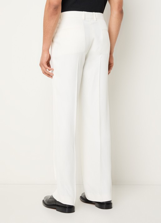Sandro Loose fit pantalon met steekzakken - achterkant wit