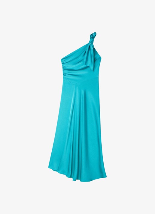 Sandro Maxi jurk met asymmetrische hals