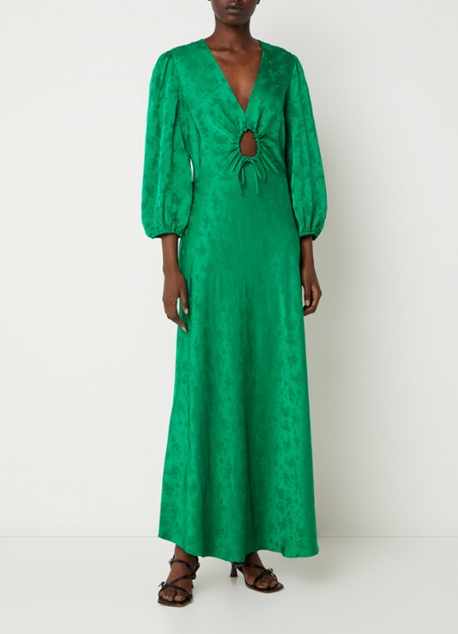 Sandro Maxi tuniekjurk met cut out detail