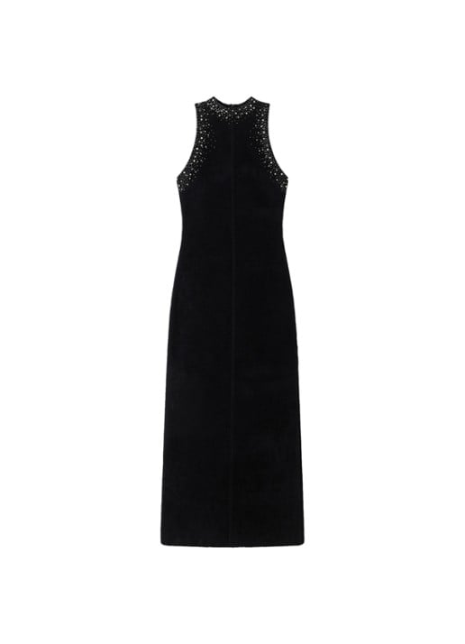 Sandro Midi jurk met strass