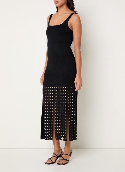 Sandro Midi jurk met studs