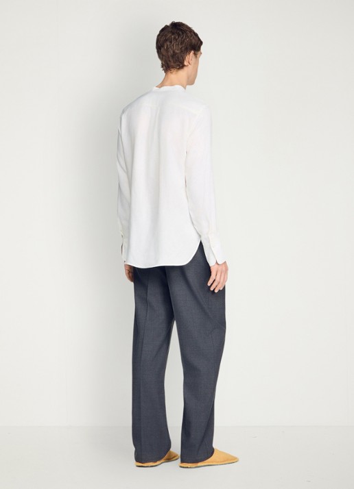 Sandro Overhemd met ronde hals - achterkant white / wit