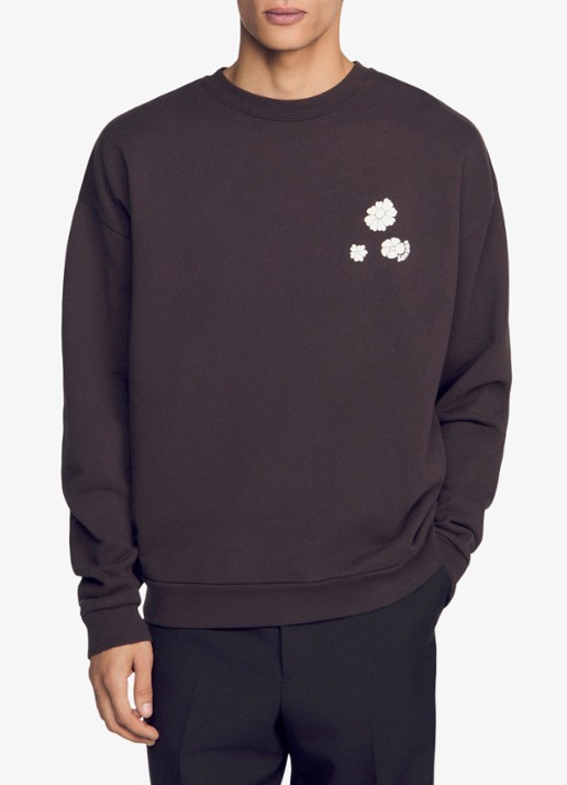 Sandro Oversized sweater met logo