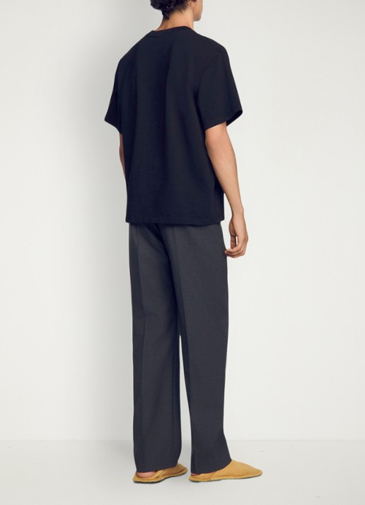 Sandro Oversized T-shirt met ronde hals - achterkant 6 zwart