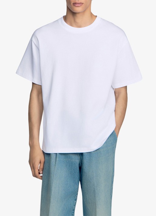 Sandro Oversized T-shirt met ronde hals