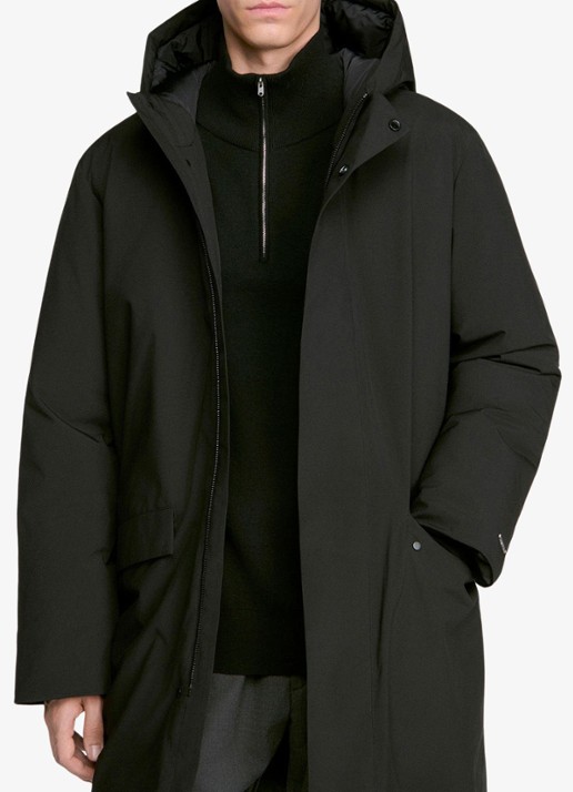 Sandro Parka met klepzakken - detail 4 zwart