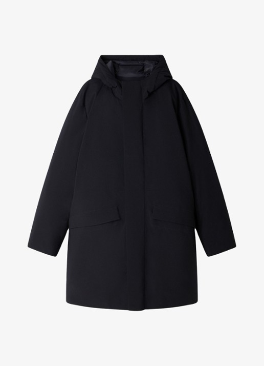 Sandro Parka met klepzakken - voorkant 2 zwart