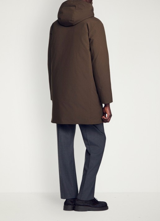 Sandro Parka met klepzakken - achterkant 4 taupe
