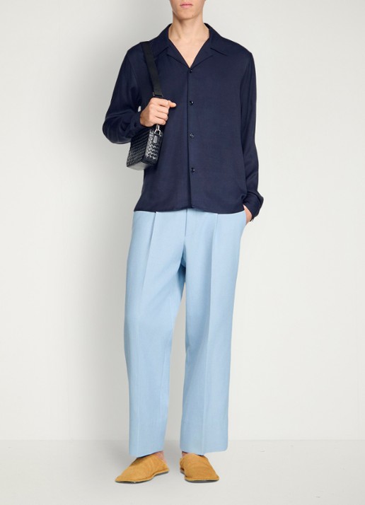 Sandro Regular fit overhemd  - voorkant 5 midnight blue