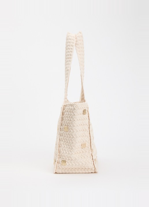 Sandro Shopper met studs - detail 3 beige