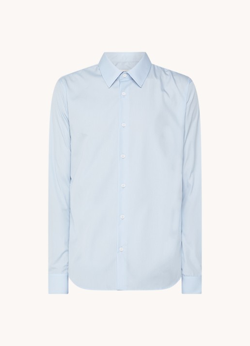 Sandro Slim fit overhemd - voorkant 3 lichtblauw