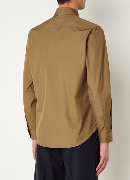 Sandro Slim fit overhemd - achterkant 4 camel