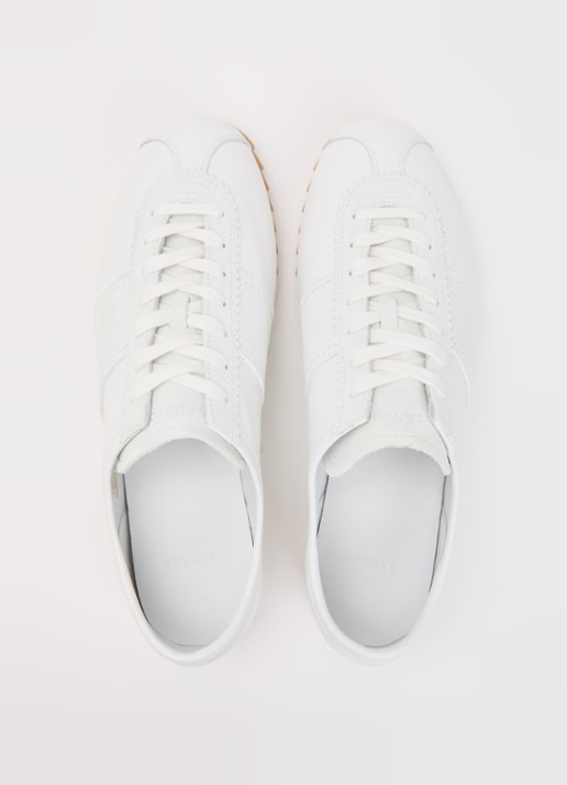 Sandro Sneaker van leer - detail 3 wit