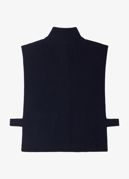 Sandro Spencer met steekzakken - detail 2 navy blue / blauw