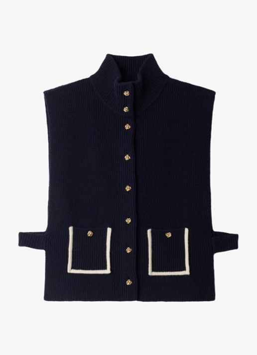 Sandro Spencer met steekzakken - voorkant 4 navy blue / blauw