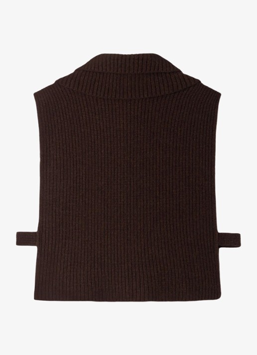 Sandro Spencer van wol - detail brown / bruin