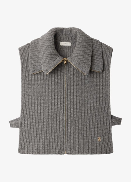 Sandro Spencer van wol - voorkant 4 grey / grijs