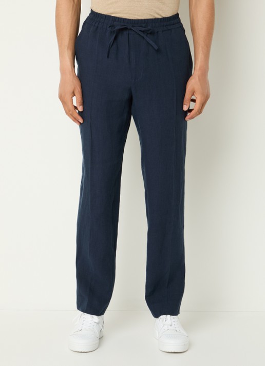 Sandro Straight fit broek met steekzakken