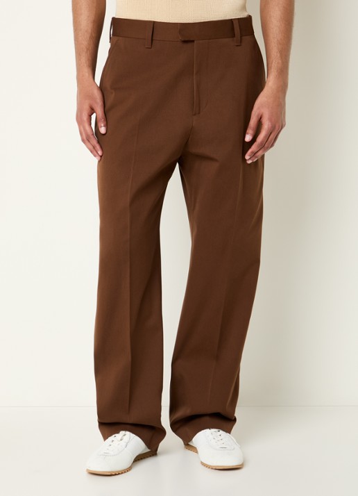 Sandro Straight fit pantalon met steekzakken