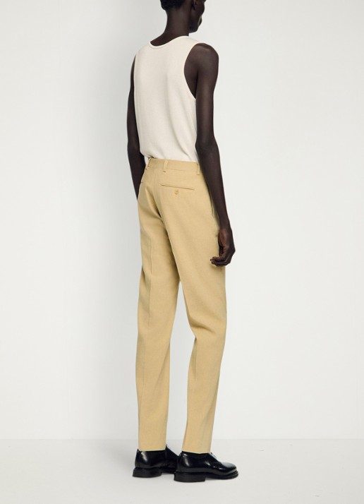 Sandro Straight fit pantalon - achterkant 7 sand / beige