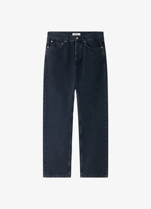 Sandro Straight leg jeans met steekzakken - voorkant donkergrijs