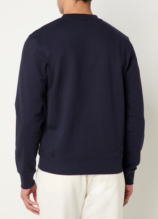 Sandro Sweater met logo - achterkant 2 donkerblauw