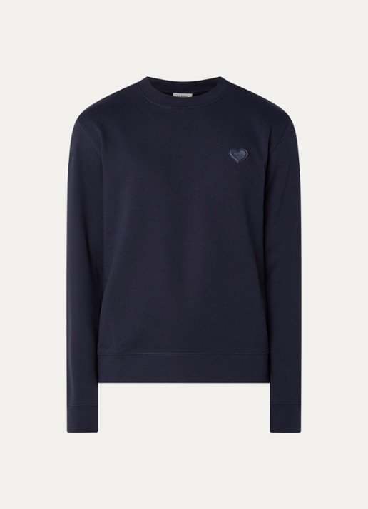 Sandro Sweater met logo - voorkant 3 donkerblauw
