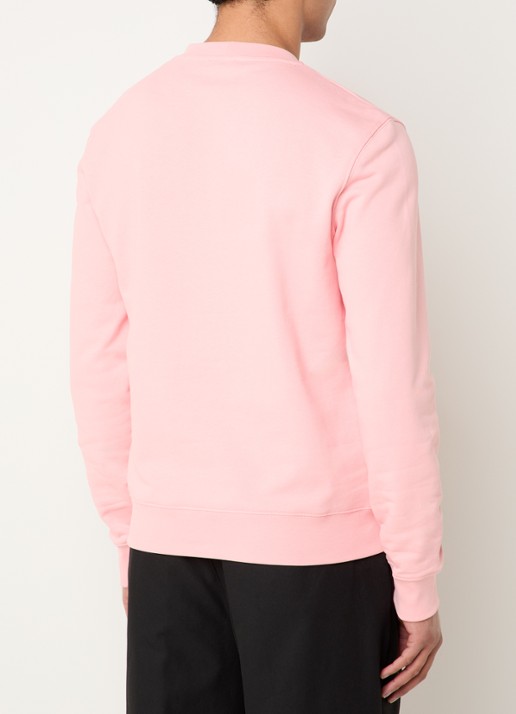 Sandro Sweater met logo - achterkant 2 zalmroze