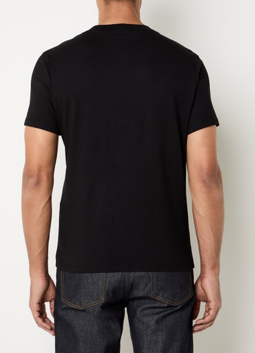 Sandro T-shirt met logo - achterkant zwart