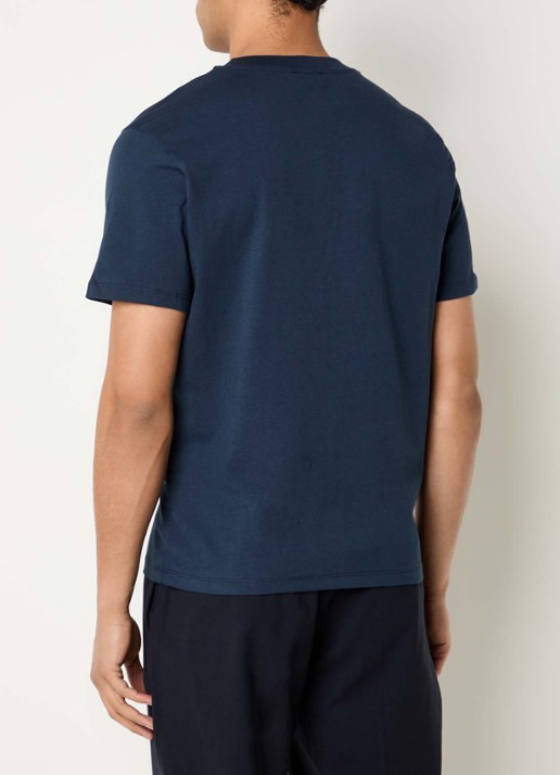 Sandro T-shirt met logo - achterkant 4 donkerblauw
