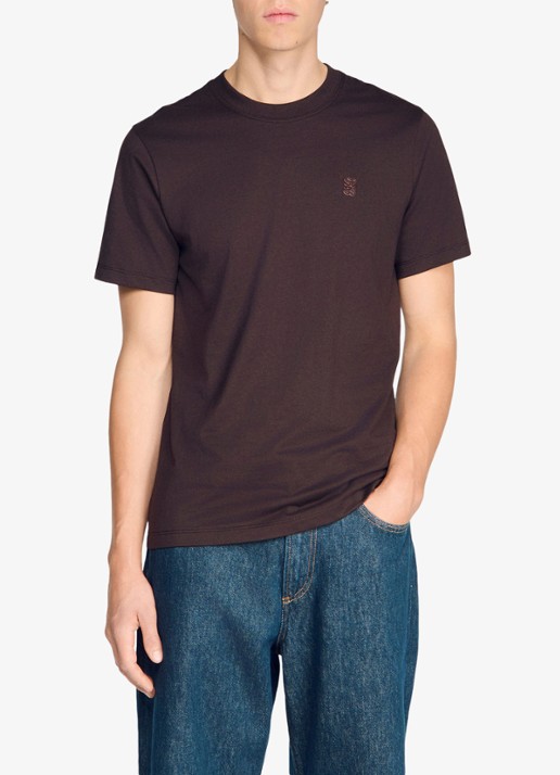Sandro T-shirt met logo