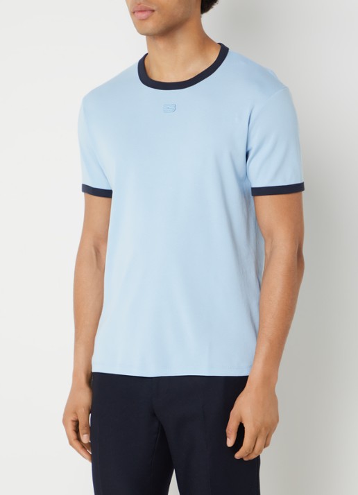 Sandro T-shirt met logoborduring