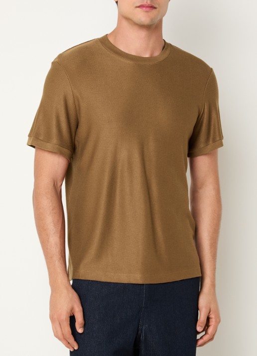 Sandro T-shirt met structuur