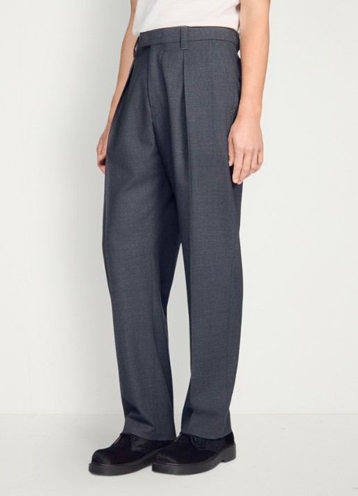 Sandro Tapered fit pantalon van wol