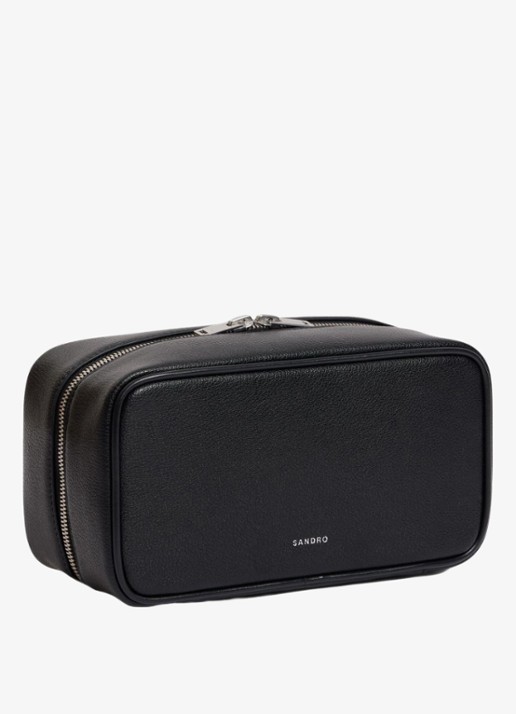 Sandro Toilettas met logo - detail 3 black / zwart